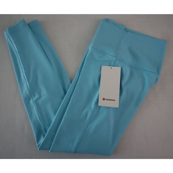 Lululemon LW5CTIS Women's Sz 8 Cyan Blue Align High-Rise 28" Pants - Picture 8 of 9